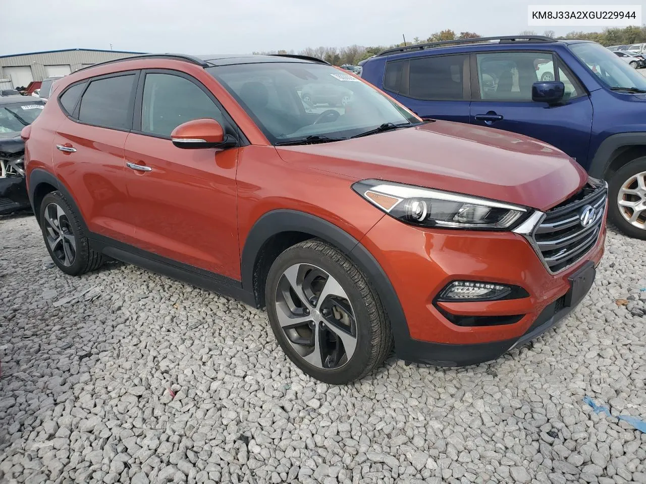 2016 Hyundai Tucson Limited VIN: KM8J33A2XGU229944 Lot: 78008094