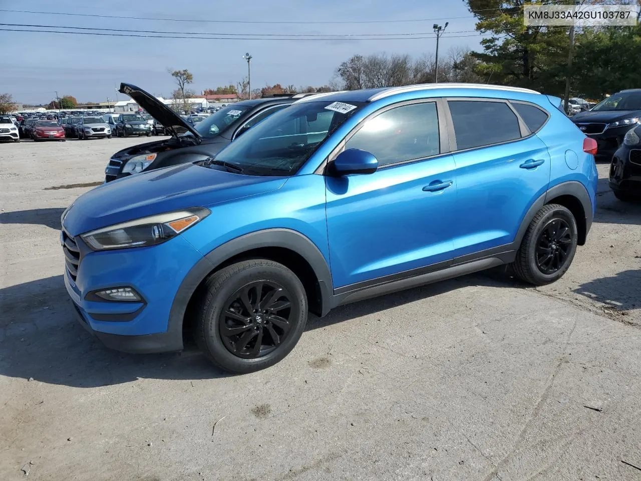 2016 Hyundai Tucson Limited VIN: KM8J33A42GU103787 Lot: 78030144