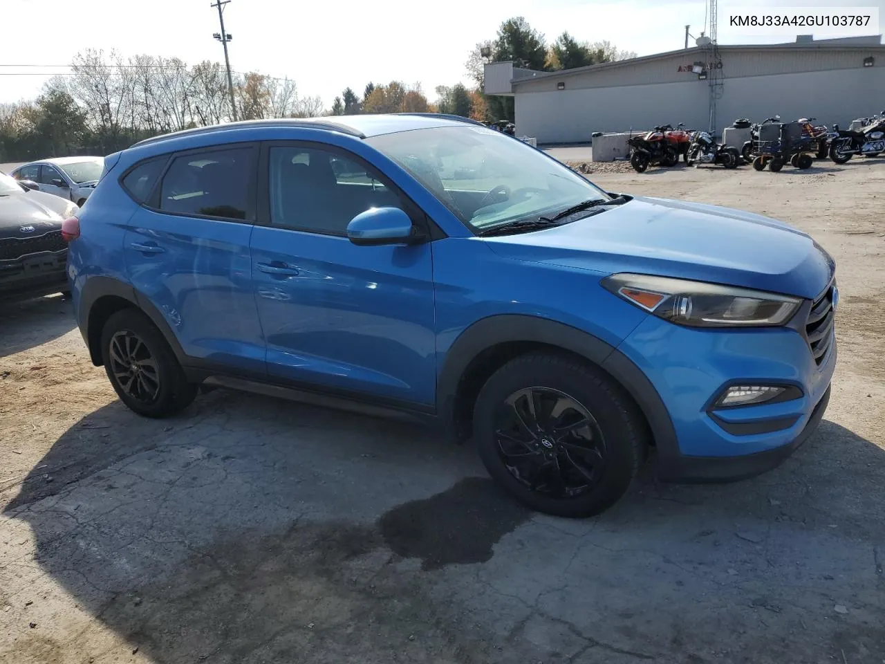 2016 Hyundai Tucson Limited VIN: KM8J33A42GU103787 Lot: 78030144