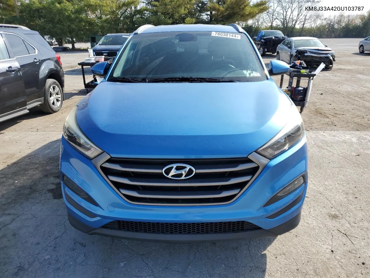 2016 Hyundai Tucson Limited VIN: KM8J33A42GU103787 Lot: 78030144