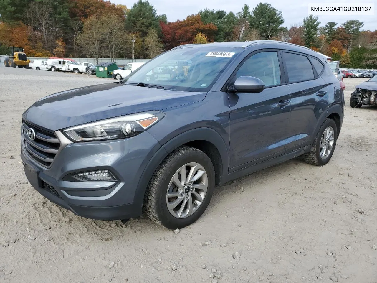 2016 Hyundai Tucson Limited VIN: KM8J3CA41GU218137 Lot: 78040664