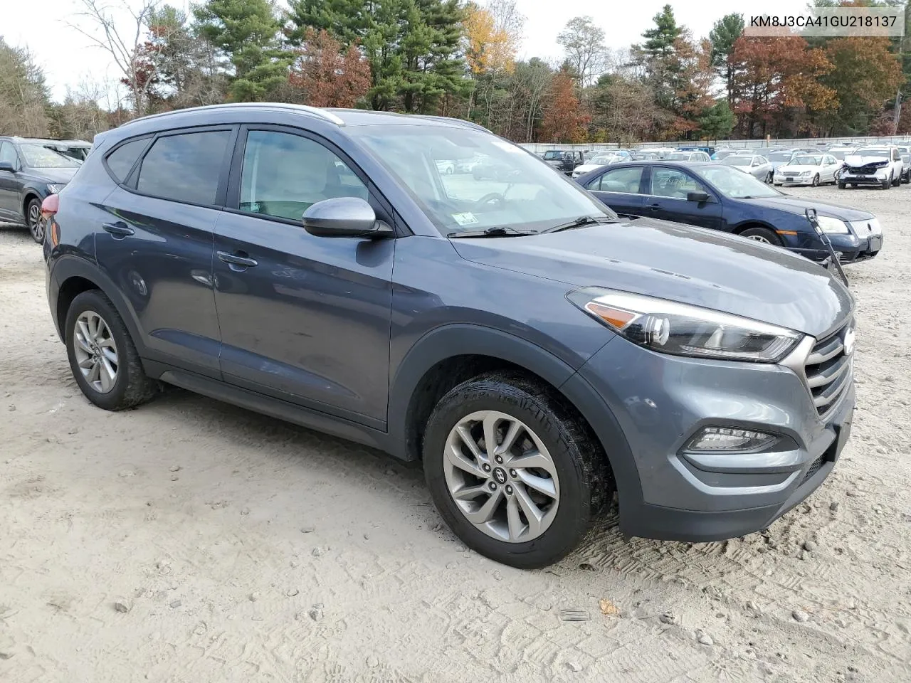 2016 Hyundai Tucson Limited VIN: KM8J3CA41GU218137 Lot: 78040664