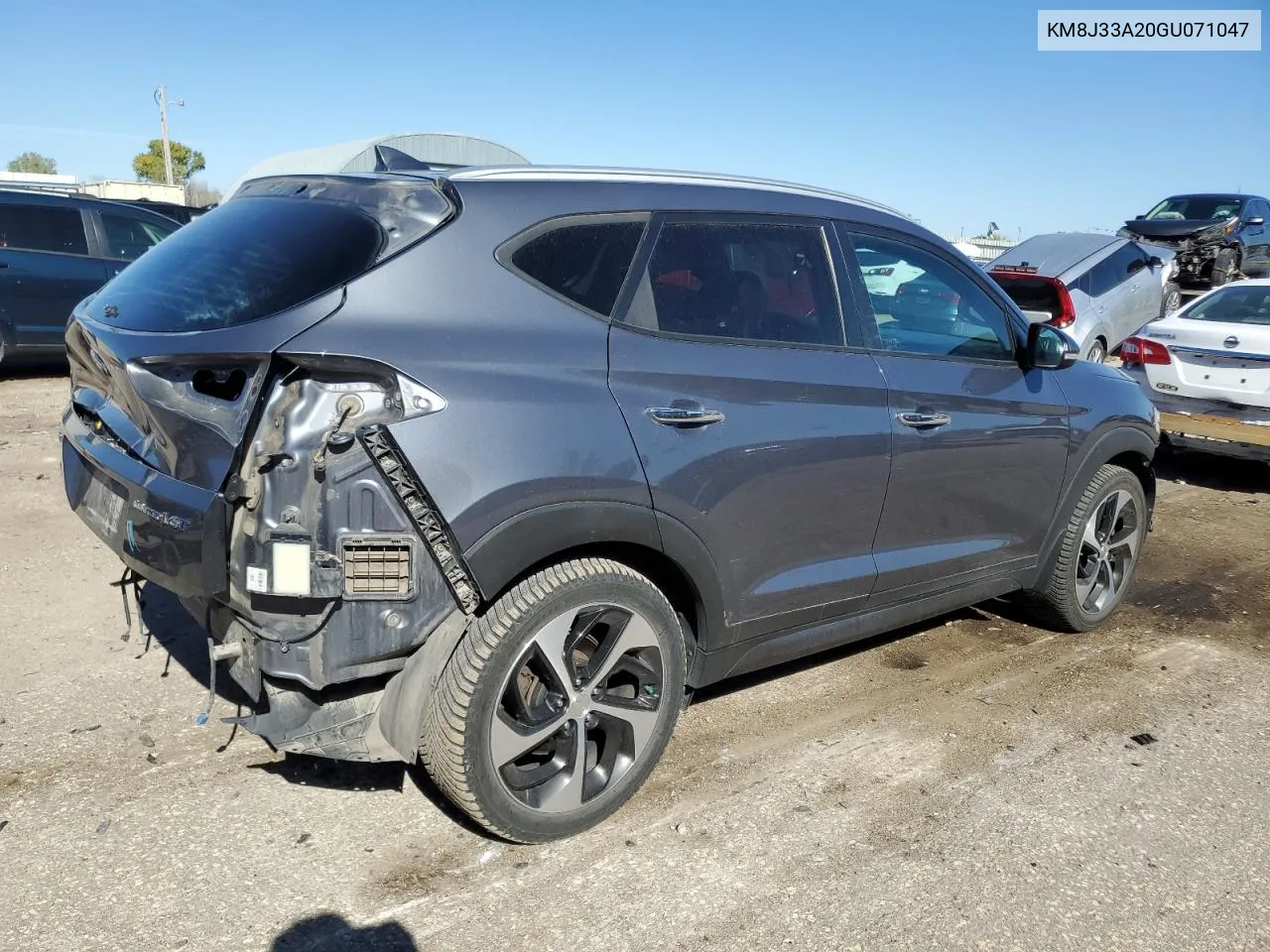 2016 Hyundai Tucson Limited VIN: KM8J33A20GU071047 Lot: 78041314