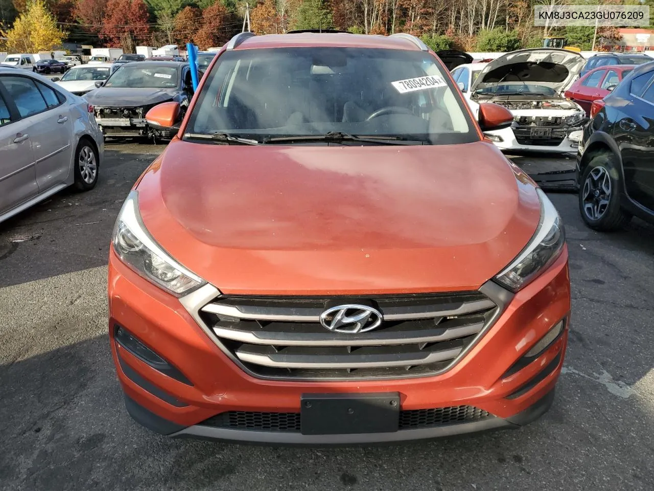 2016 Hyundai Tucson Limited VIN: KM8J3CA23GU076209 Lot: 78094204