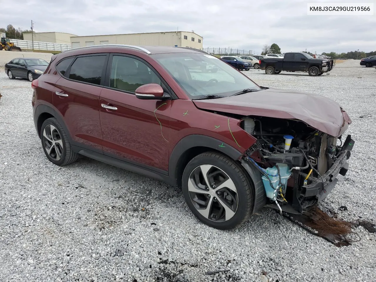 2016 Hyundai Tucson Limited VIN: KM8J3CA29GU219566 Lot: 78121164