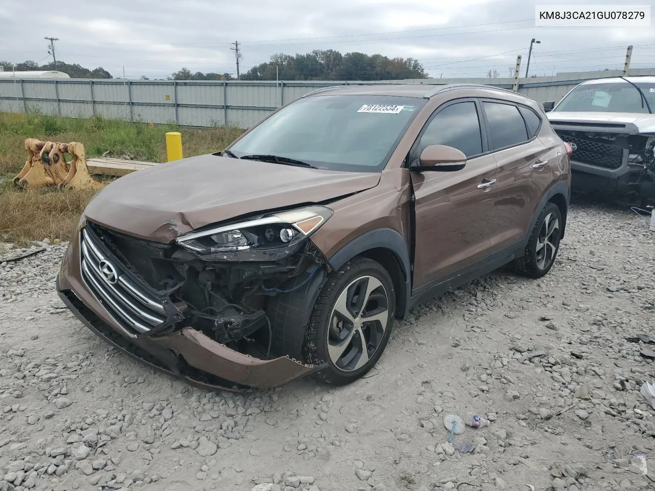 2016 Hyundai Tucson Limited VIN: KM8J3CA21GU078279 Lot: 78122534