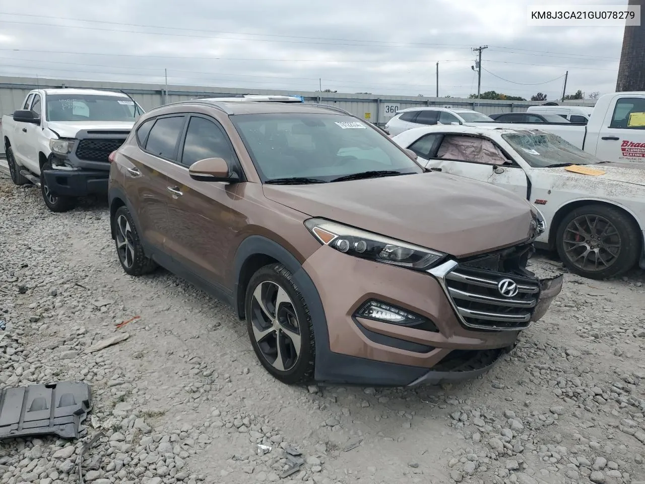 2016 Hyundai Tucson Limited VIN: KM8J3CA21GU078279 Lot: 78122534