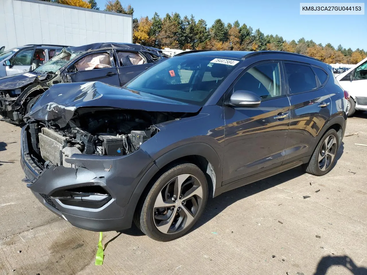 2016 Hyundai Tucson Limited VIN: KM8J3CA27GU044153 Lot: 78447584