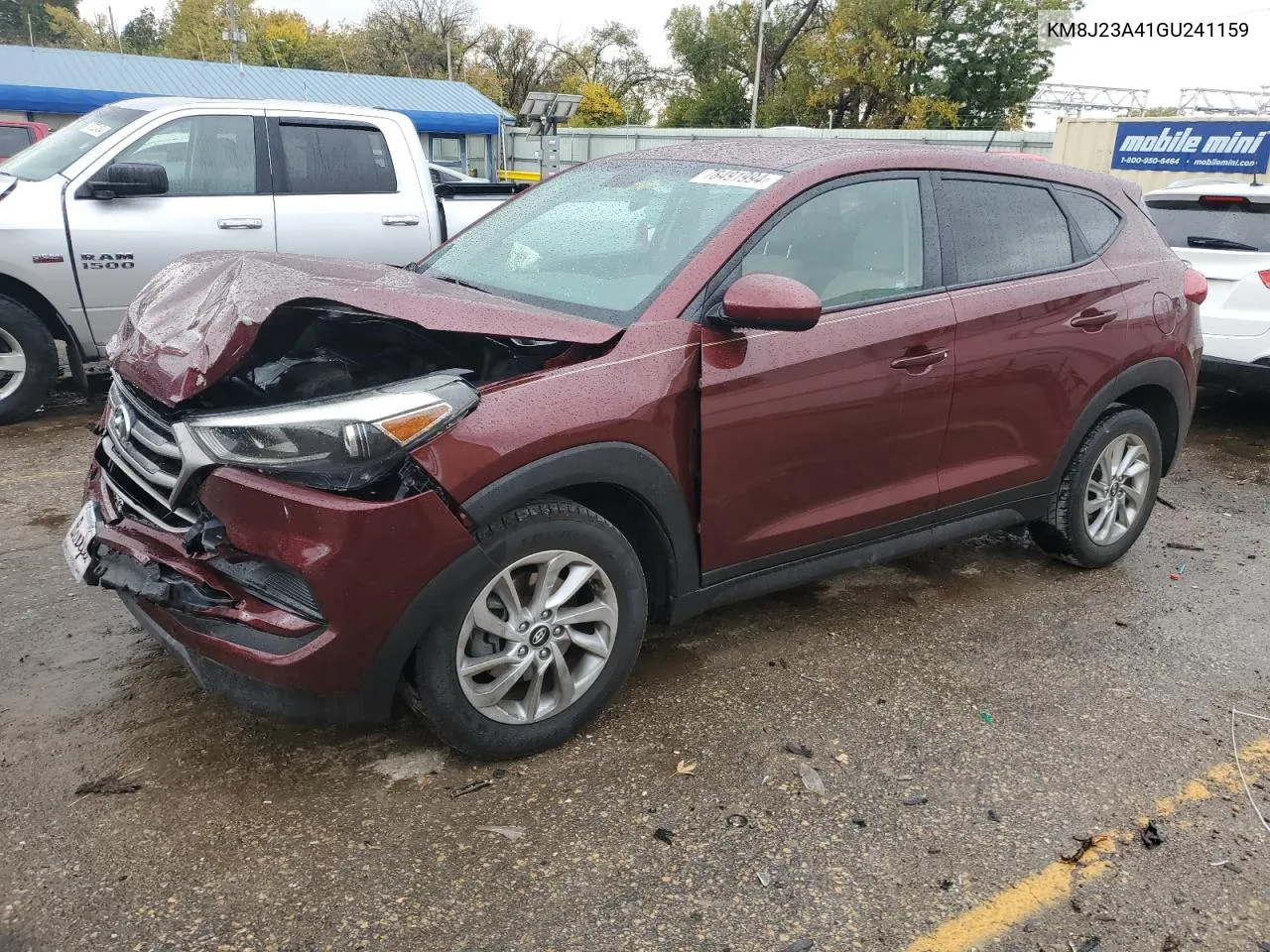 2016 Hyundai Tucson Se VIN: KM8J23A41GU241159 Lot: 78491994