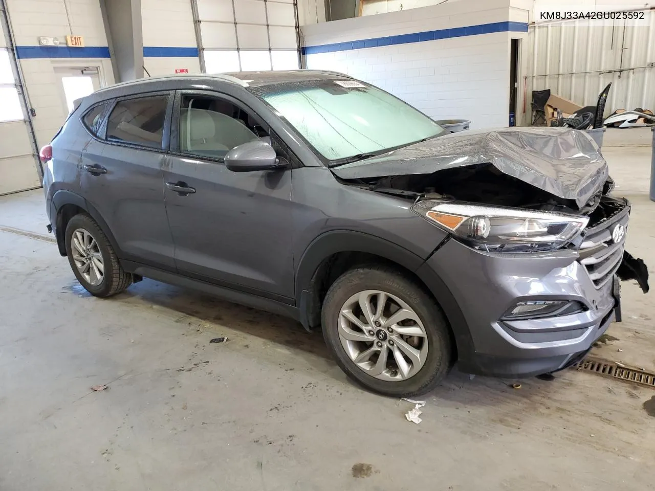 2016 Hyundai Tucson Limited VIN: KM8J33A42GU025592 Lot: 78609664