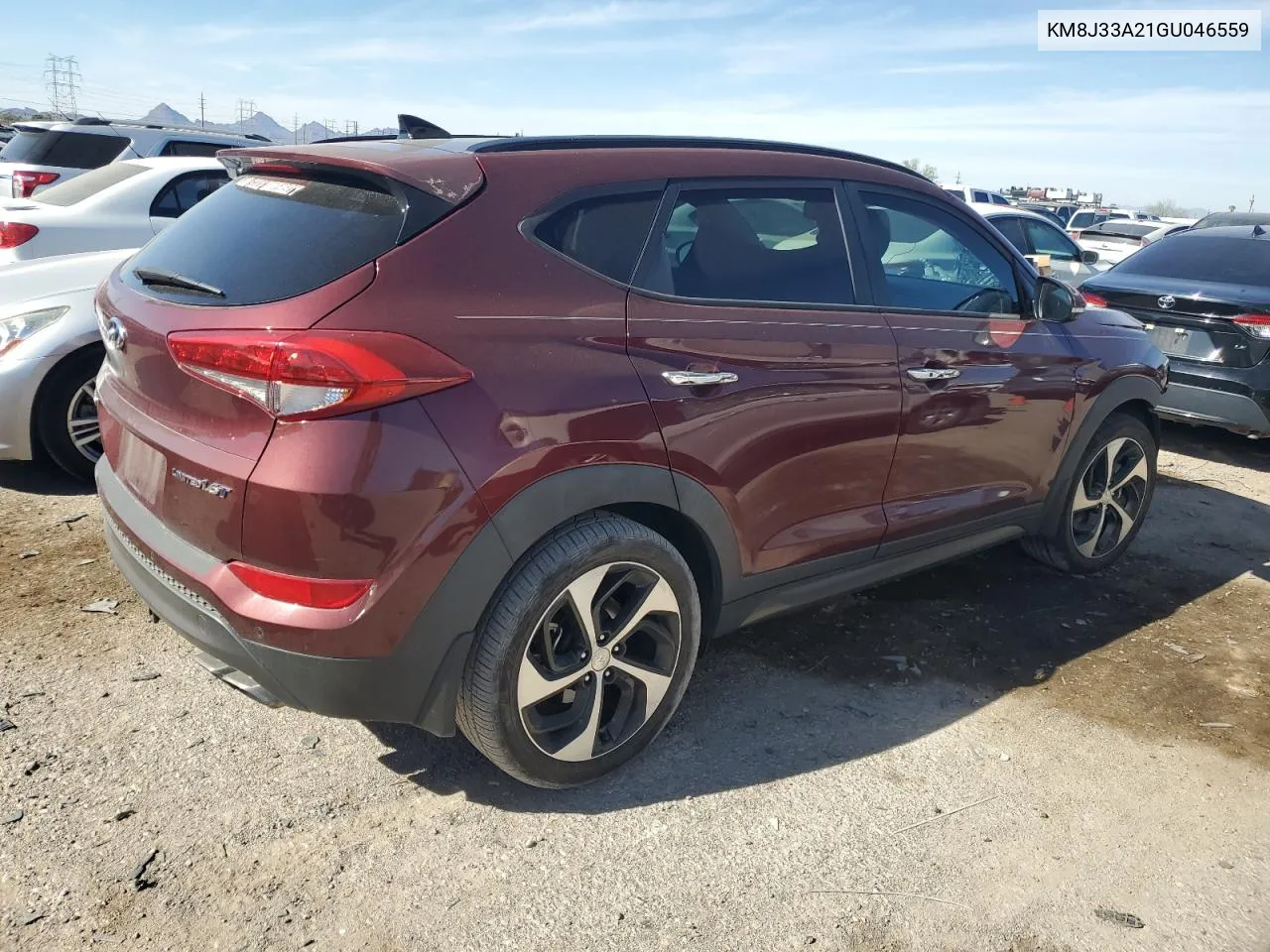 2016 Hyundai Tucson Limited VIN: KM8J33A21GU046559 Lot: 78751724