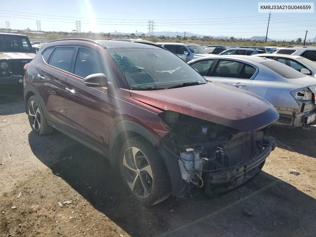 2016 Hyundai Tucson Limited VIN: KM8J33A21GU046559 Lot: 78751724