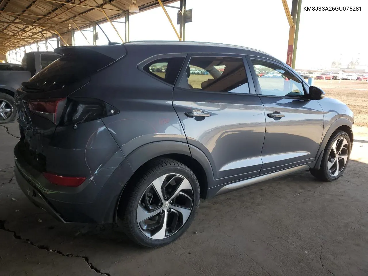 2016 Hyundai Tucson Limited VIN: KM8J33A26GU075281 Lot: 78883694