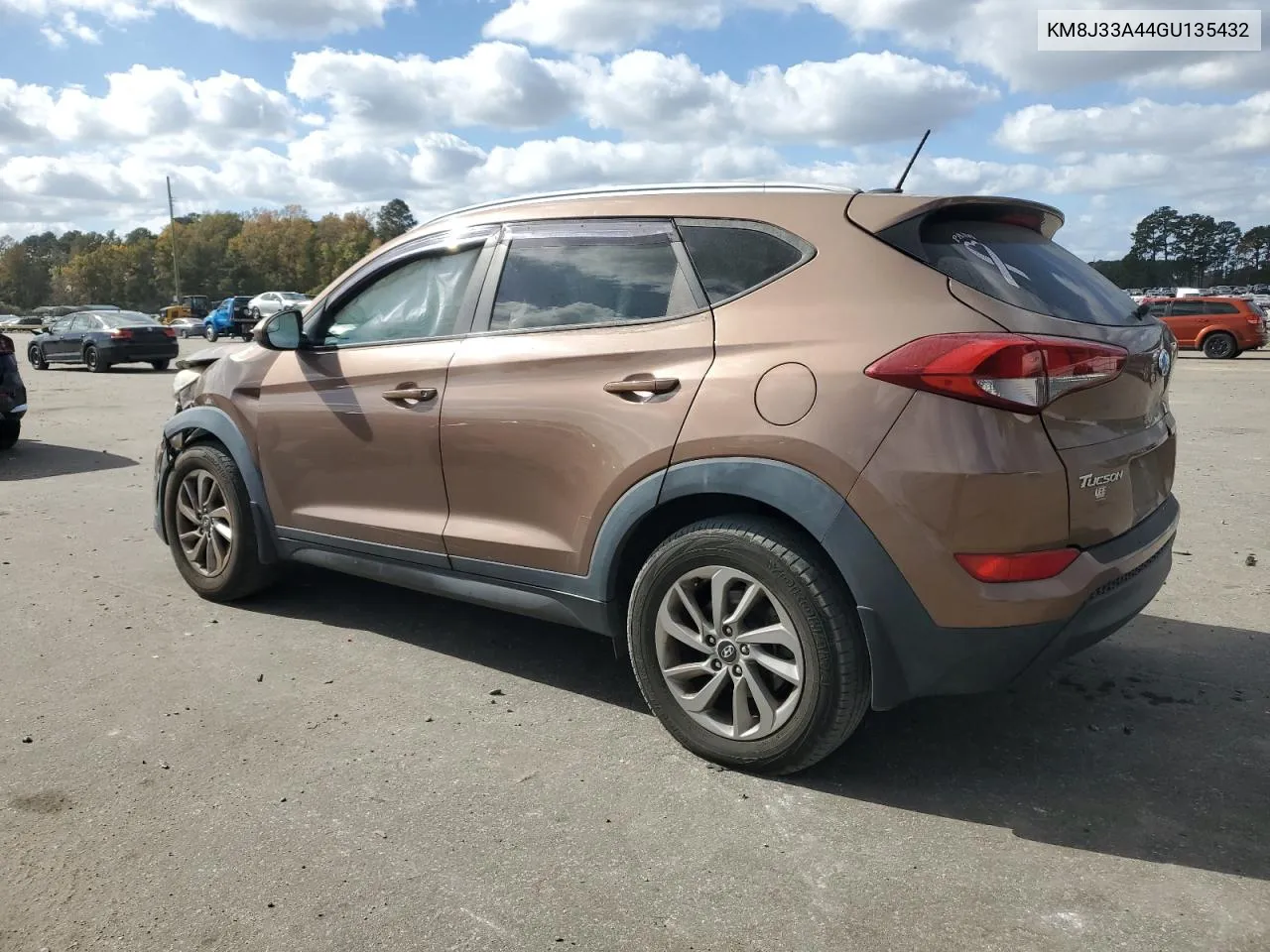 2016 Hyundai Tucson Limited VIN: KM8J33A44GU135432 Lot: 79274864