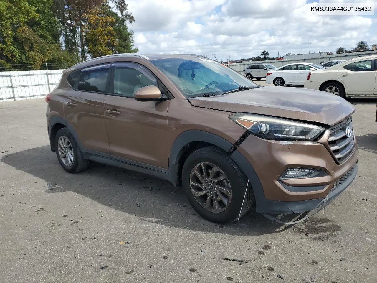 2016 Hyundai Tucson Limited VIN: KM8J33A44GU135432 Lot: 79274864