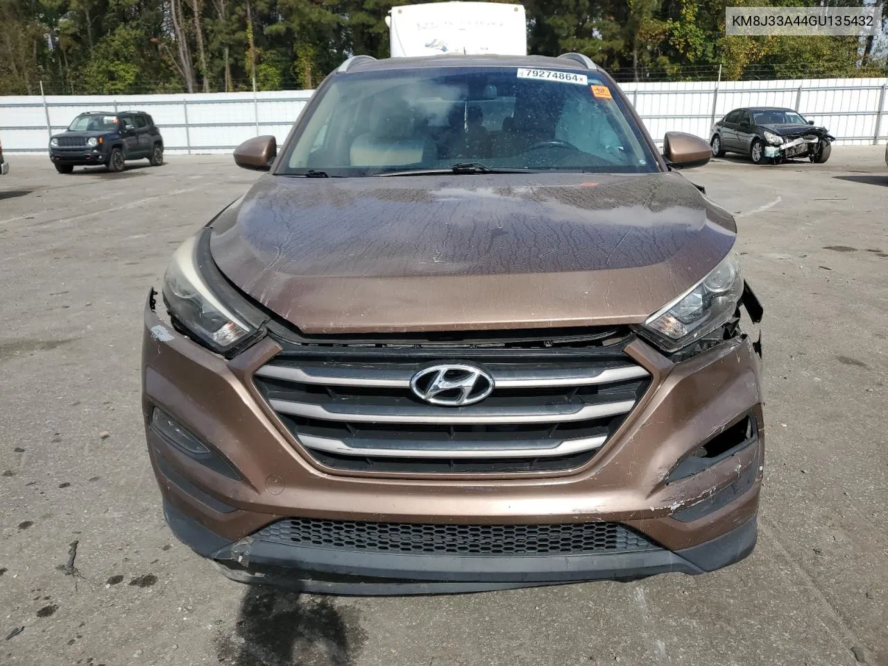 2016 Hyundai Tucson Limited VIN: KM8J33A44GU135432 Lot: 79274864