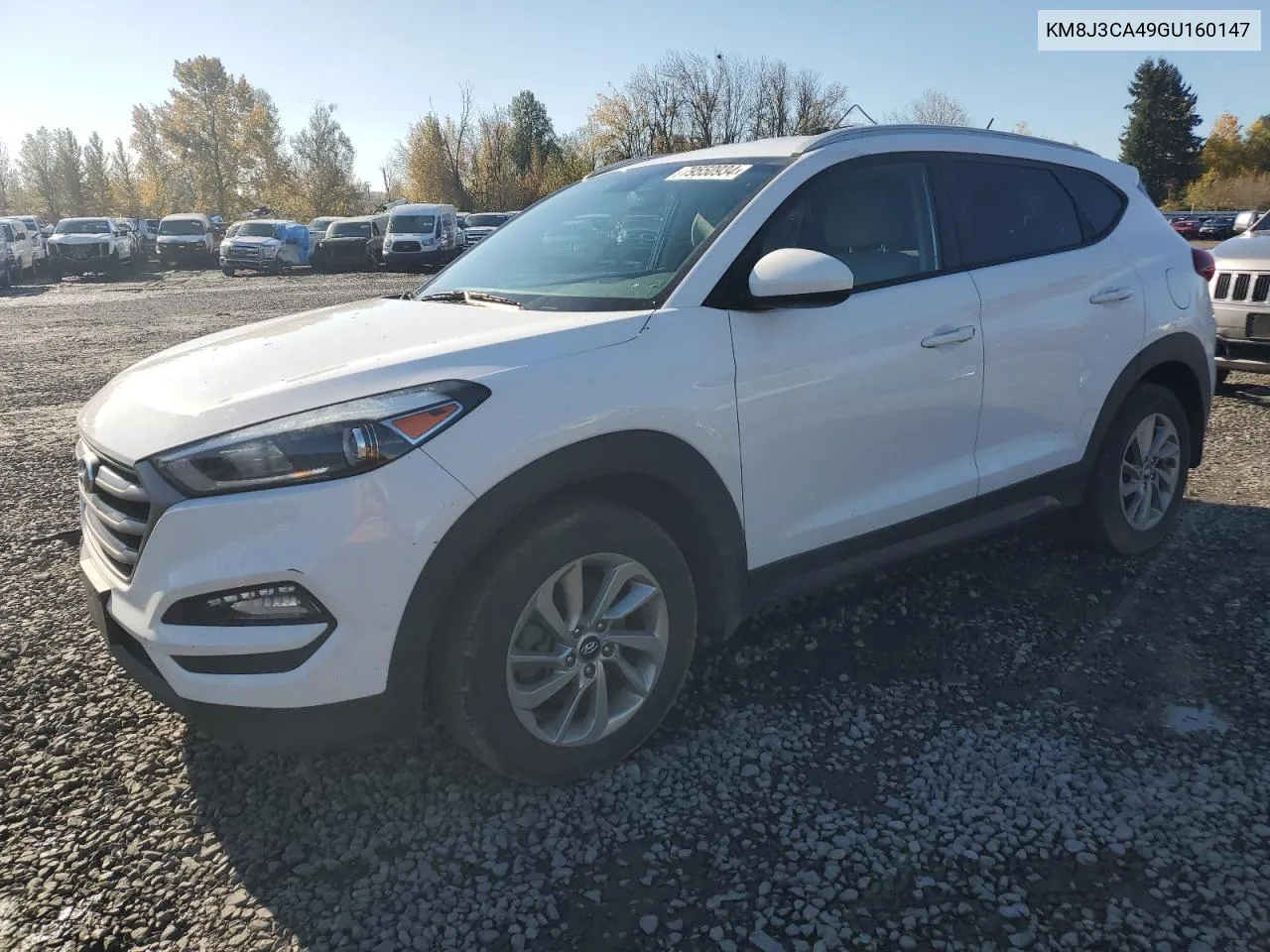 2016 Hyundai Tucson Limited VIN: KM8J3CA49GU160147 Lot: 79550934