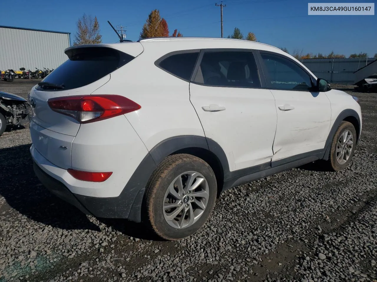 2016 Hyundai Tucson Limited VIN: KM8J3CA49GU160147 Lot: 79550934