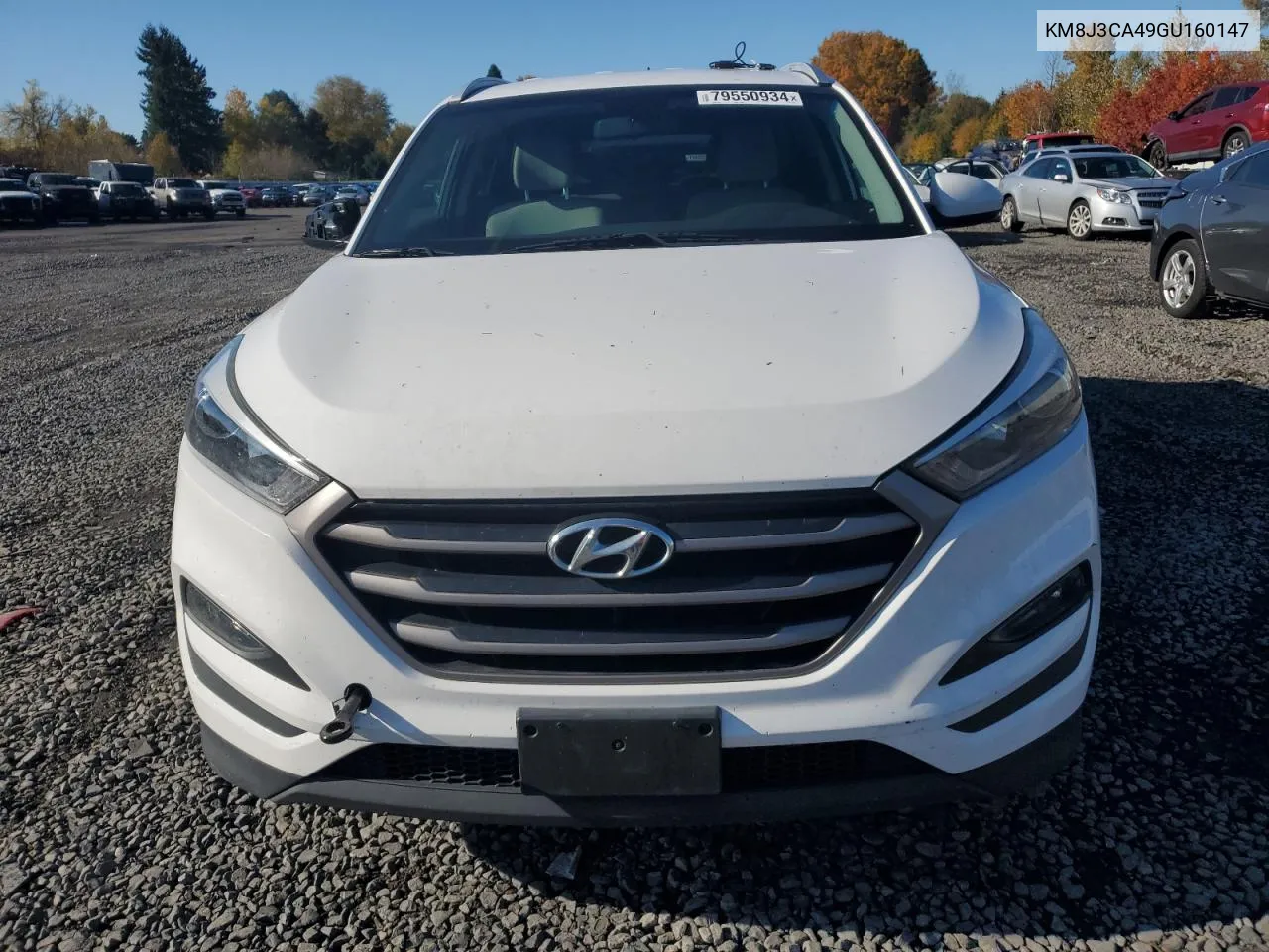 2016 Hyundai Tucson Limited VIN: KM8J3CA49GU160147 Lot: 79550934