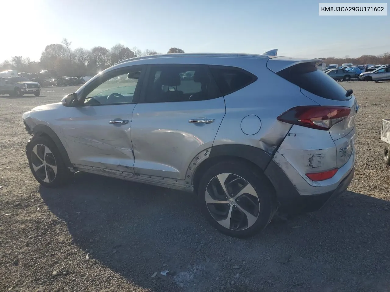 2016 Hyundai Tucson Limited VIN: KM8J3CA29GU171602 Lot: 79601624