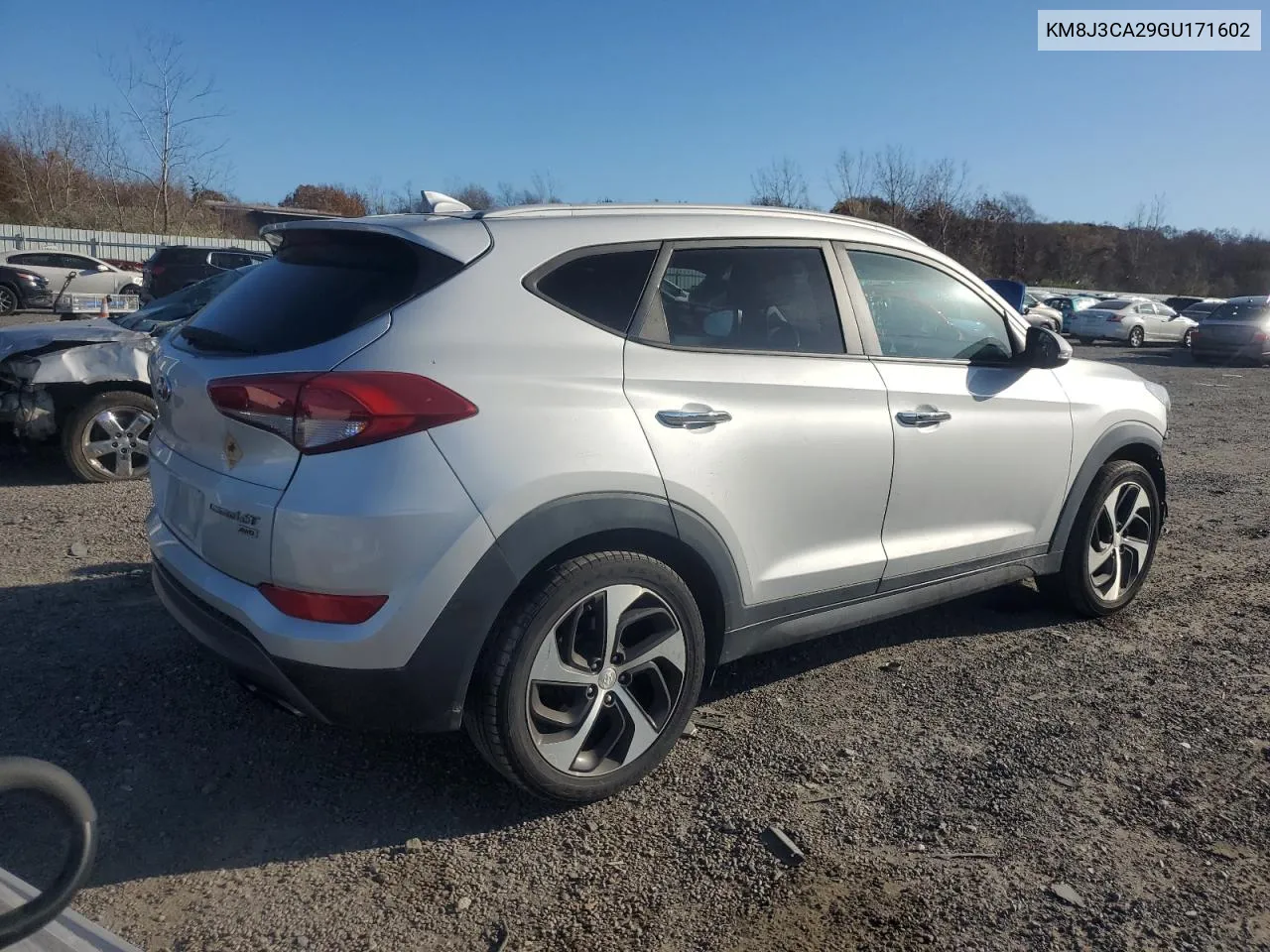 2016 Hyundai Tucson Limited VIN: KM8J3CA29GU171602 Lot: 79601624