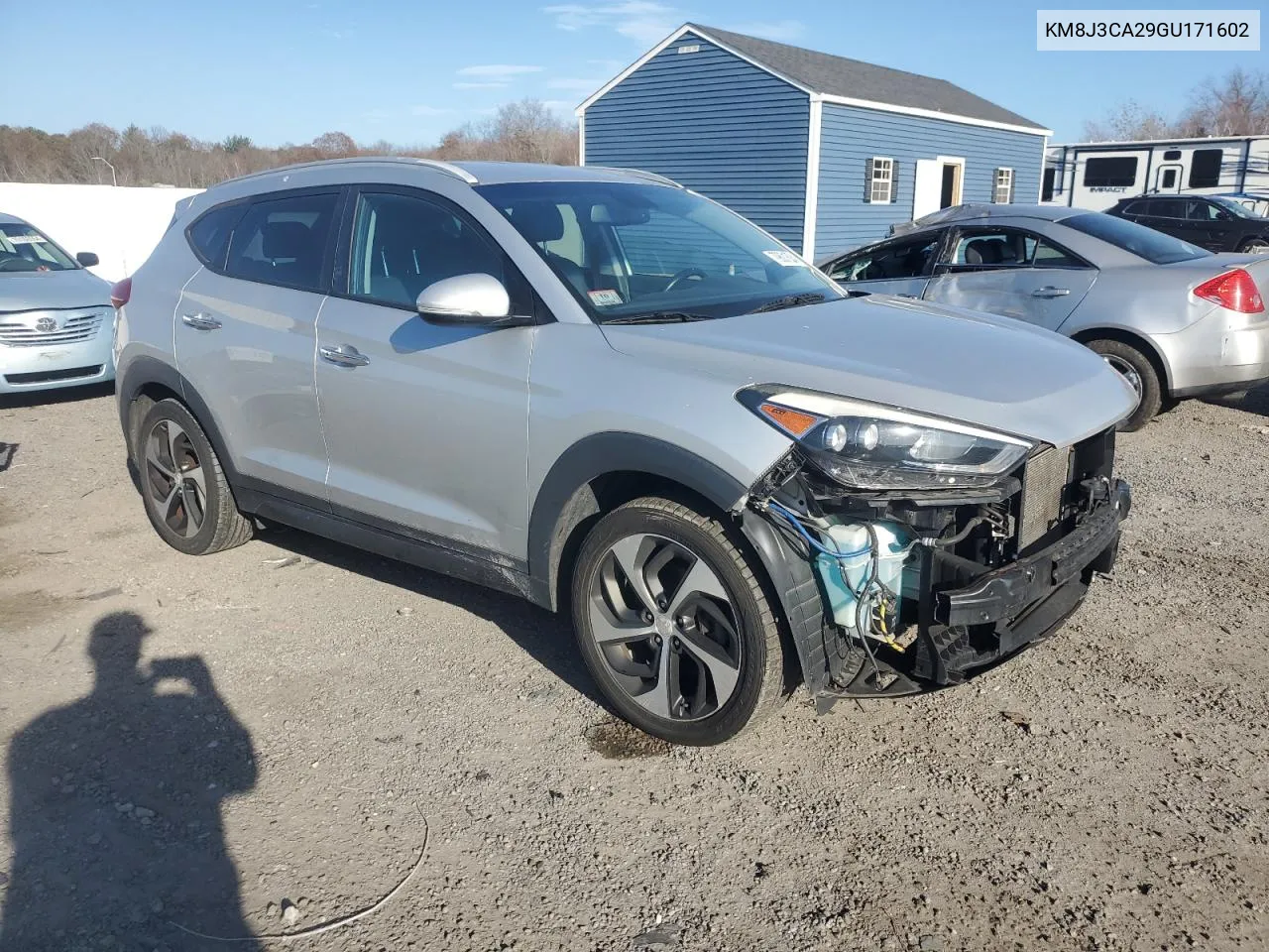 2016 Hyundai Tucson Limited VIN: KM8J3CA29GU171602 Lot: 79601624