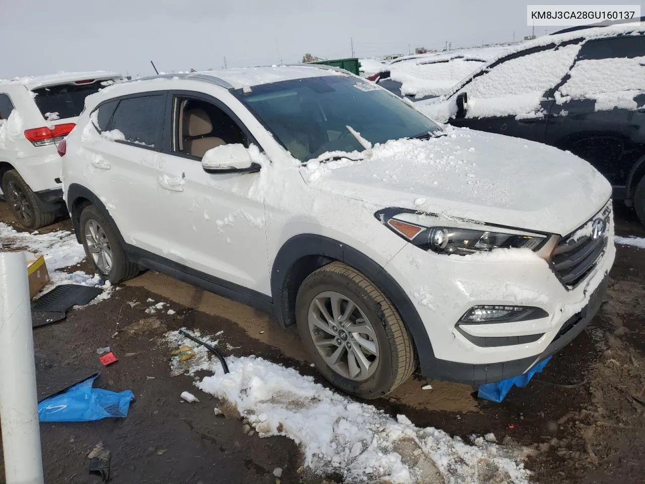 2016 Hyundai Tucson Limited VIN: KM8J3CA28GU160137 Lot: 79601754