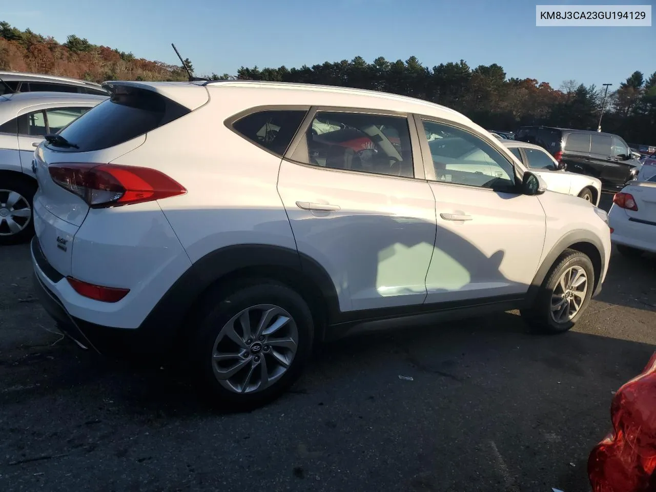 2016 Hyundai Tucson Limited VIN: KM8J3CA23GU194129 Lot: 79609984