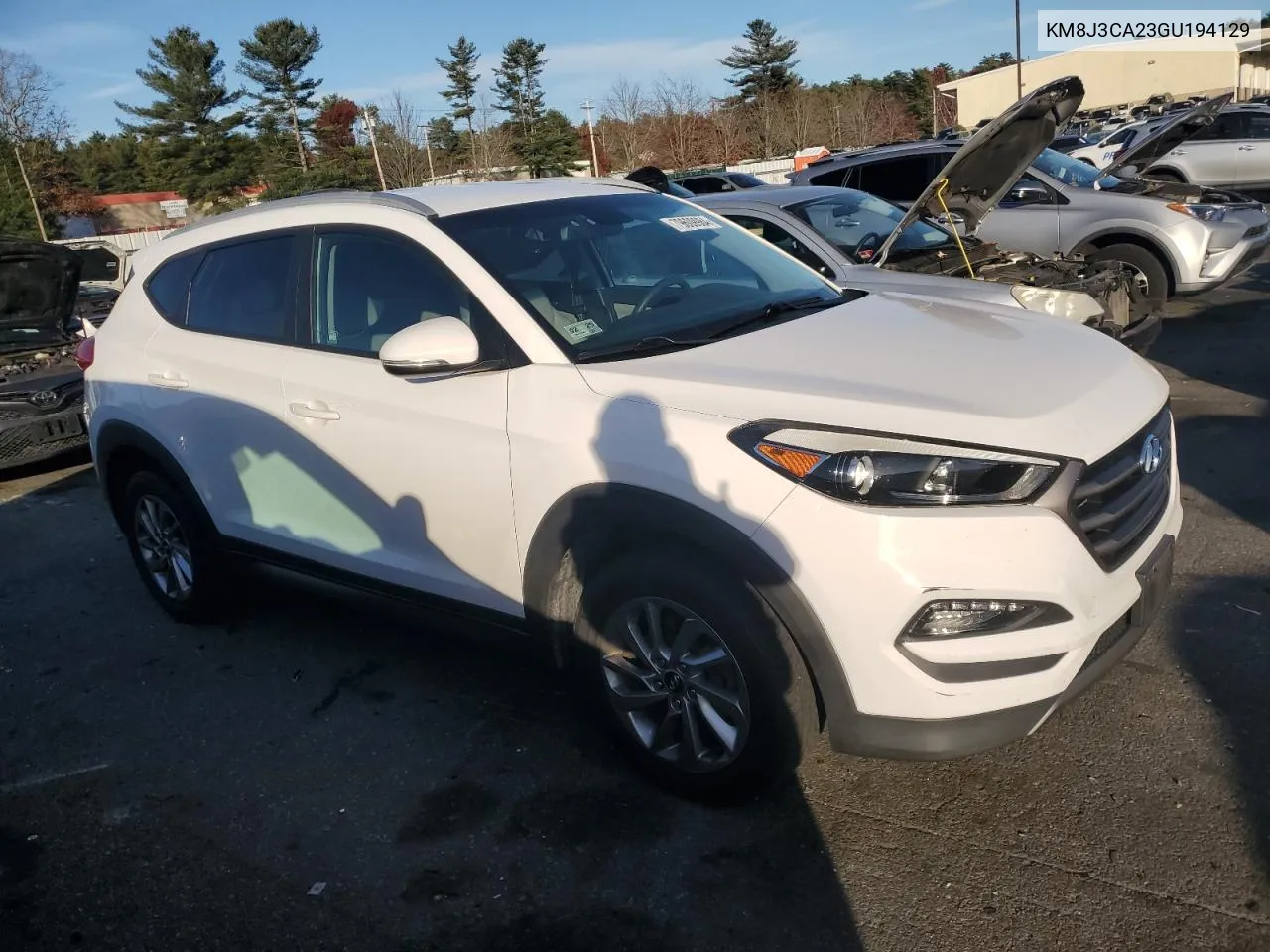 2016 Hyundai Tucson Limited VIN: KM8J3CA23GU194129 Lot: 79609984