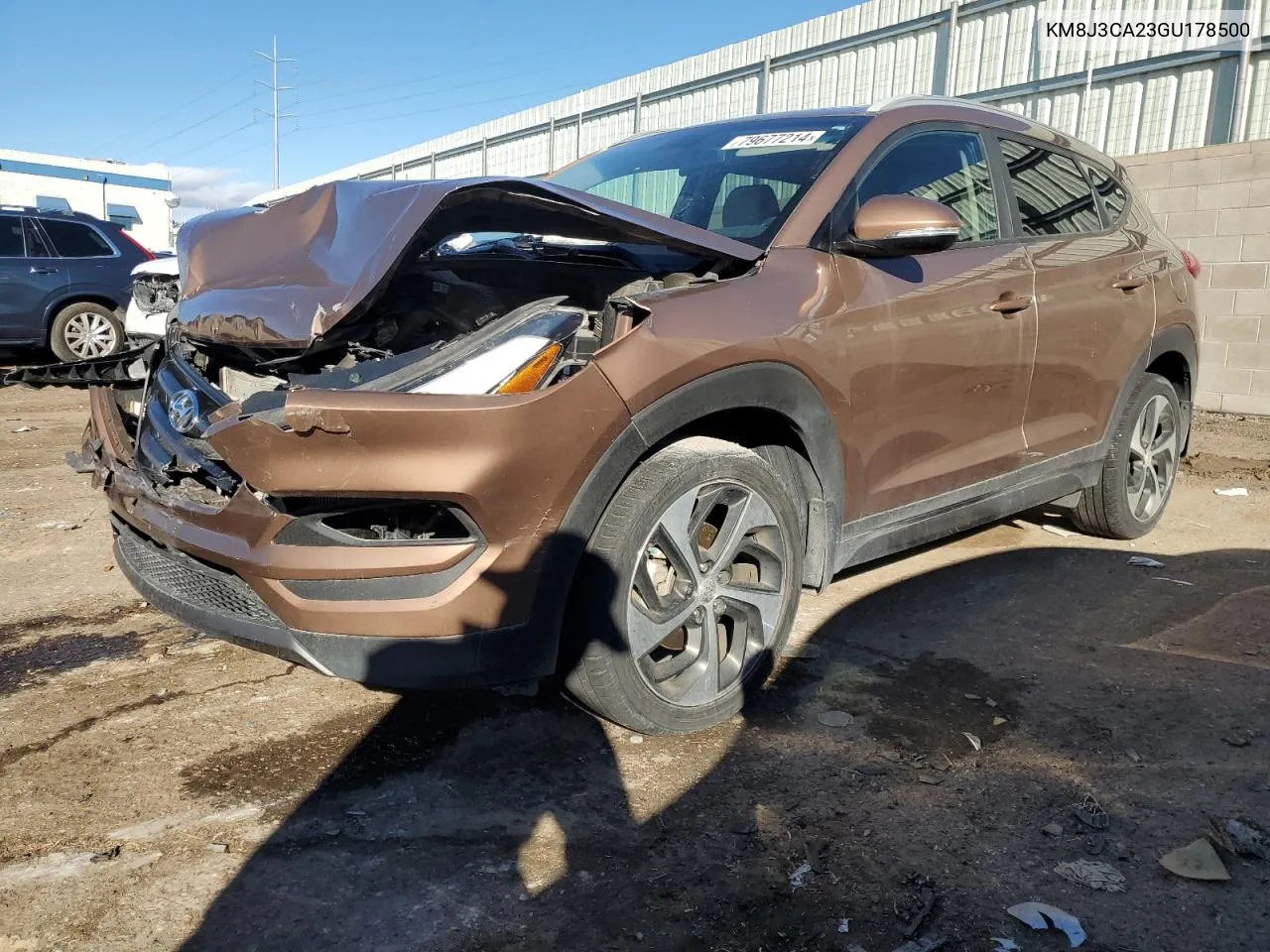 2016 Hyundai Tucson Limited VIN: KM8J3CA23GU178500 Lot: 79677214