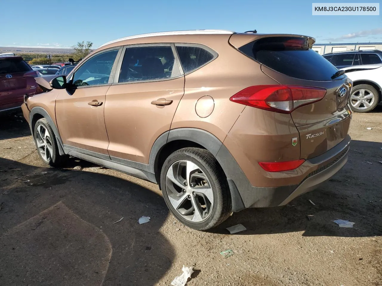 2016 Hyundai Tucson Limited VIN: KM8J3CA23GU178500 Lot: 79677214