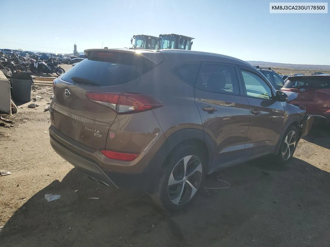 2016 Hyundai Tucson Limited VIN: KM8J3CA23GU178500 Lot: 79677214