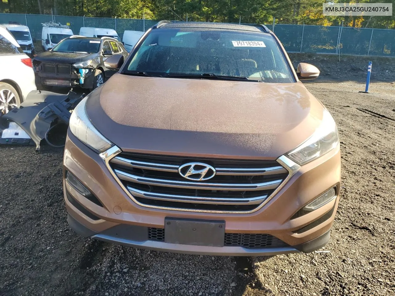 2016 Hyundai Tucson Limited VIN: KM8J3CA25GU240754 Lot: 79718394