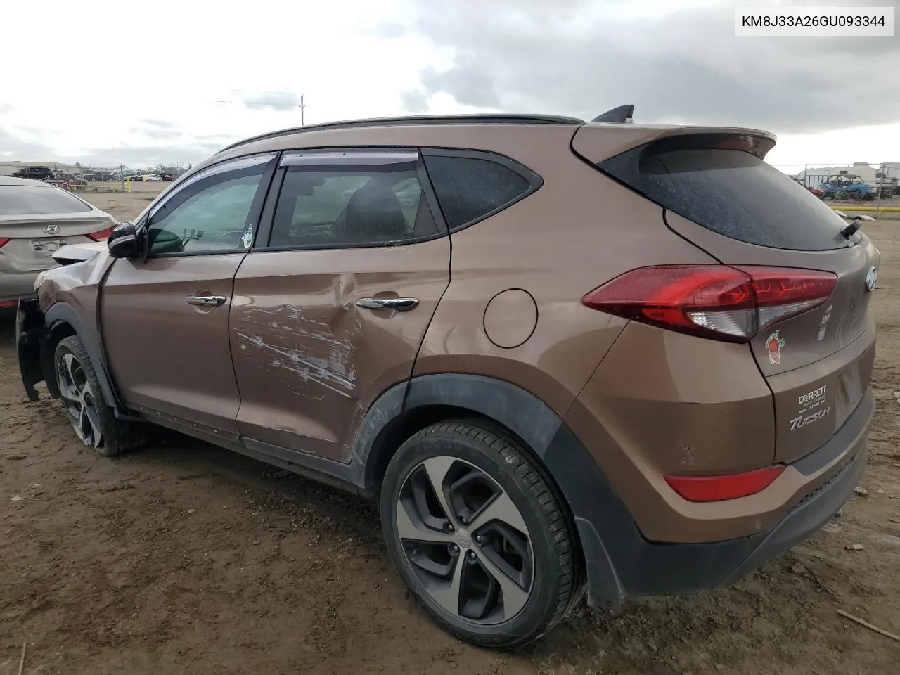 2016 Hyundai Tucson Limited VIN: KM8J33A26GU093344 Lot: 79724864