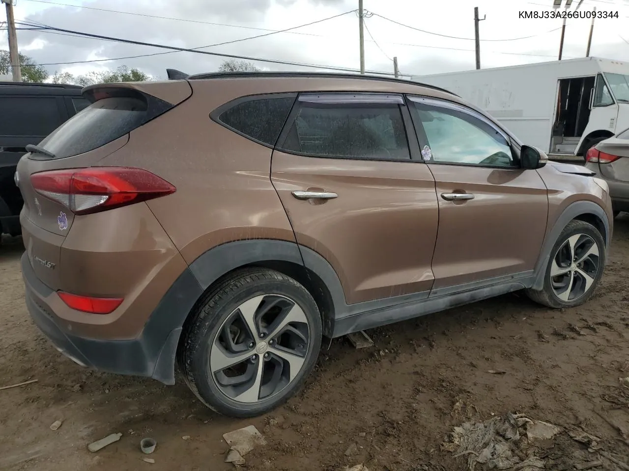 2016 Hyundai Tucson Limited VIN: KM8J33A26GU093344 Lot: 79724864