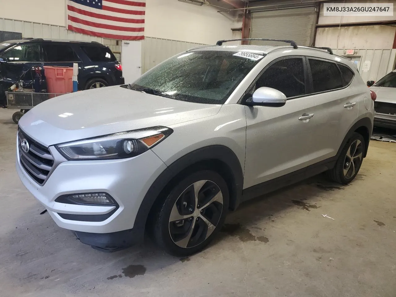 2016 Hyundai Tucson Limited VIN: KM8J33A26GU247647 Lot: 79955664