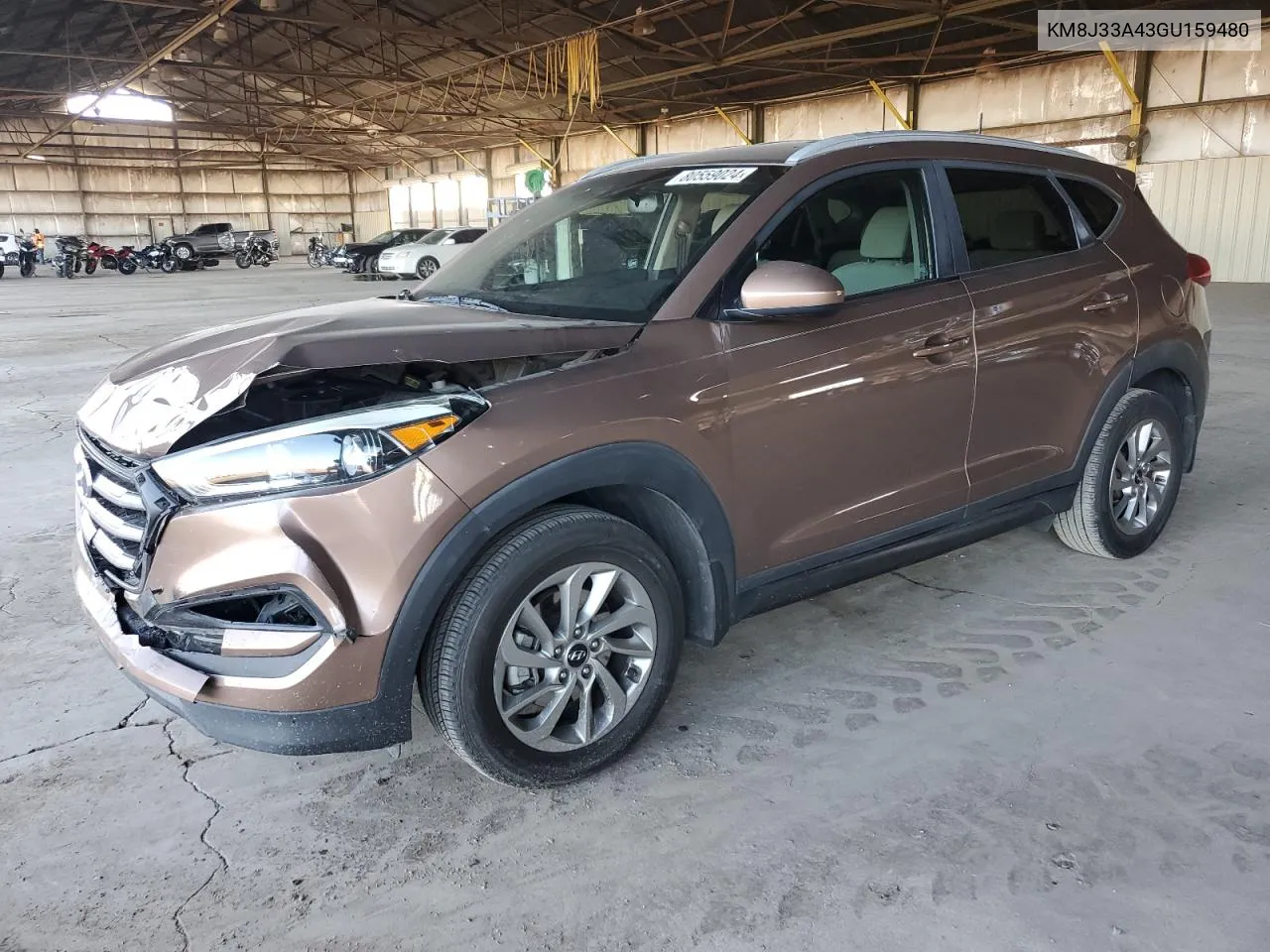 2016 Hyundai Tucson Limited VIN: KM8J33A43GU159480 Lot: 80559024