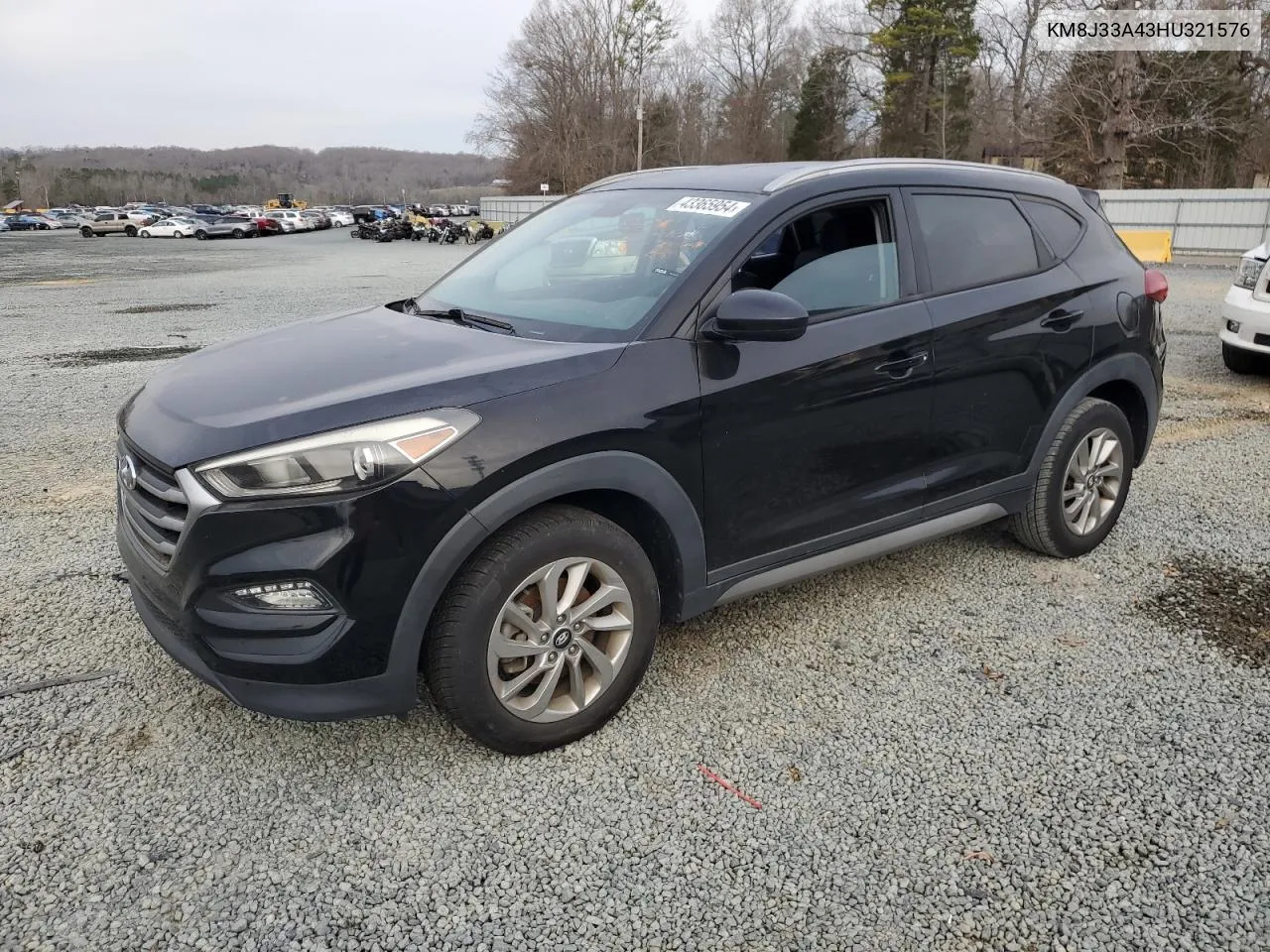 2017 Hyundai Tucson Limited VIN: KM8J33A43HU321576 Lot: 43365954