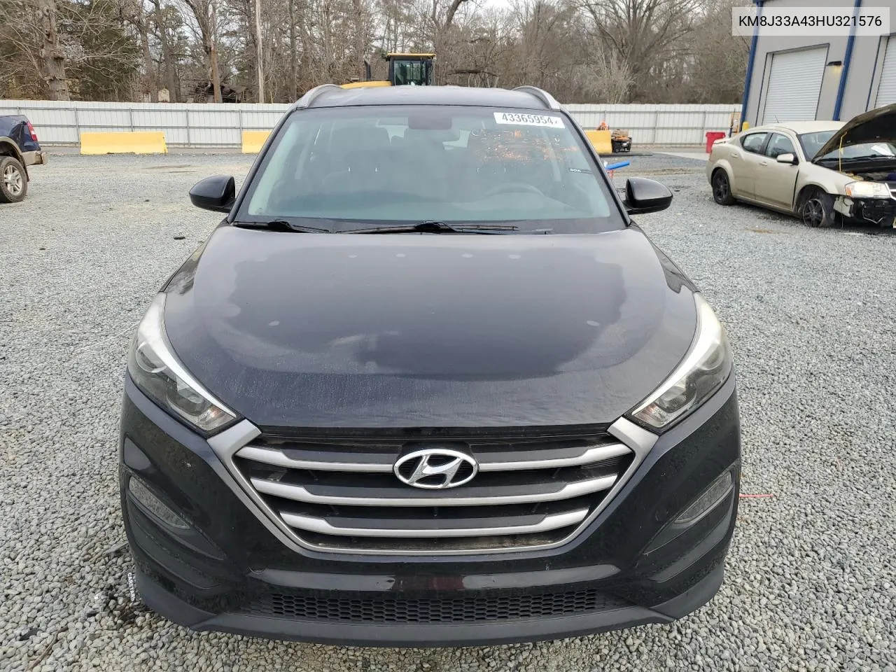 2017 Hyundai Tucson Limited VIN: KM8J33A43HU321576 Lot: 43365954