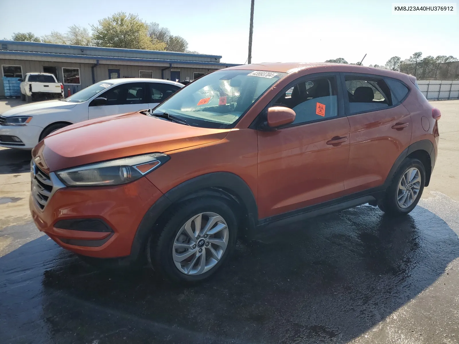 2017 Hyundai Tucson Se VIN: KM8J23A40HU376912 Lot: 43993704