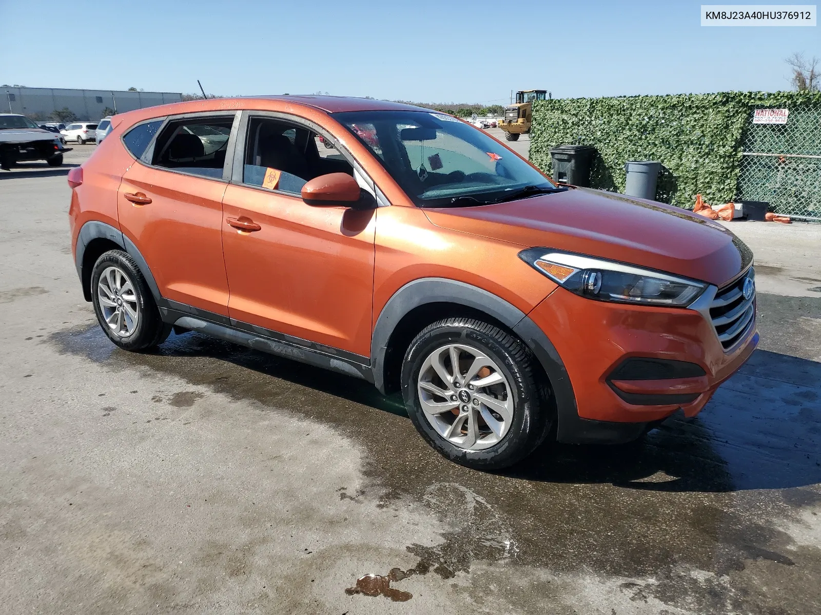 2017 Hyundai Tucson Se VIN: KM8J23A40HU376912 Lot: 43993704