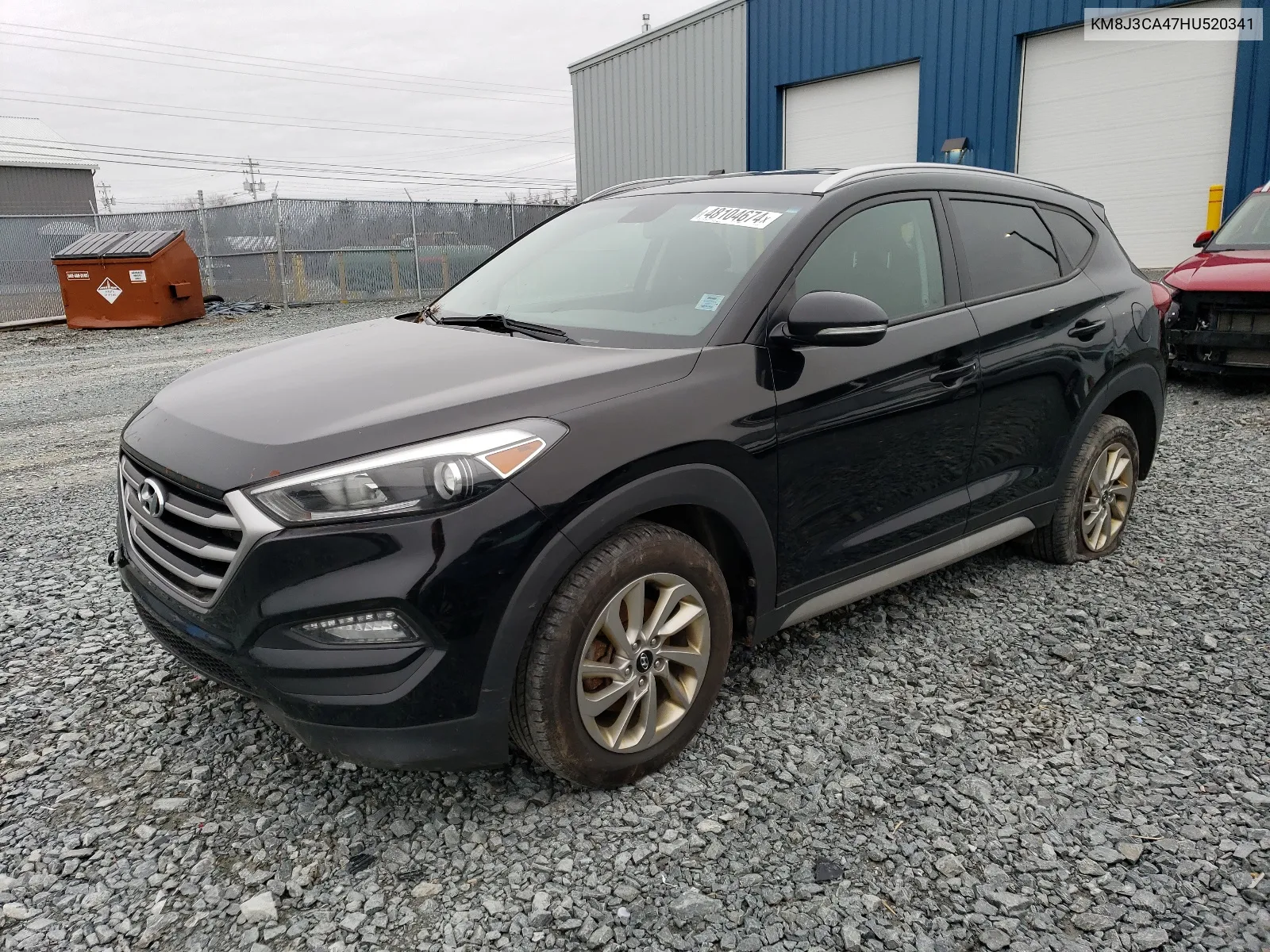 2017 Hyundai Tucson Limited VIN: KM8J3CA47HU520341 Lot: 48104674