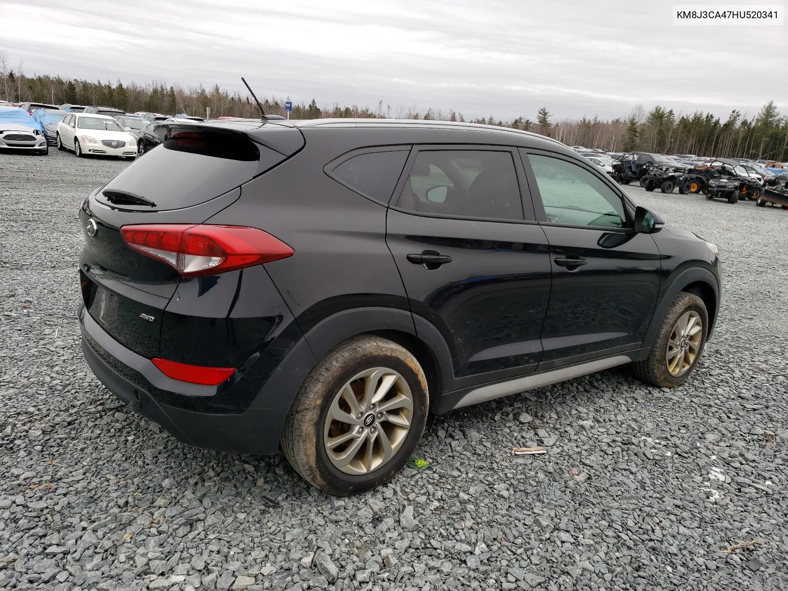 2017 Hyundai Tucson Limited VIN: KM8J3CA47HU520341 Lot: 48104674