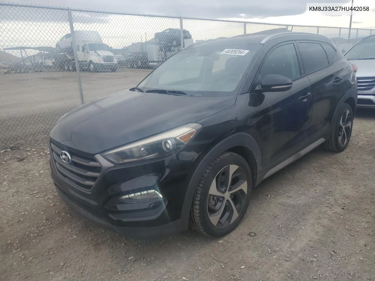 2017 Hyundai Tucson Limited VIN: KM8J33A27HU442058 Lot: 48309264