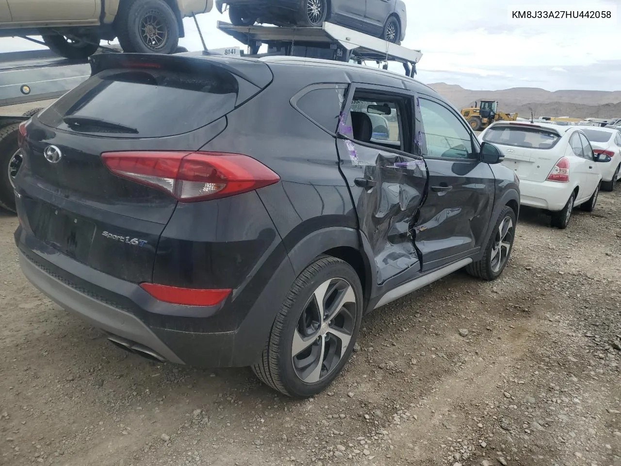 2017 Hyundai Tucson Limited VIN: KM8J33A27HU442058 Lot: 48309264