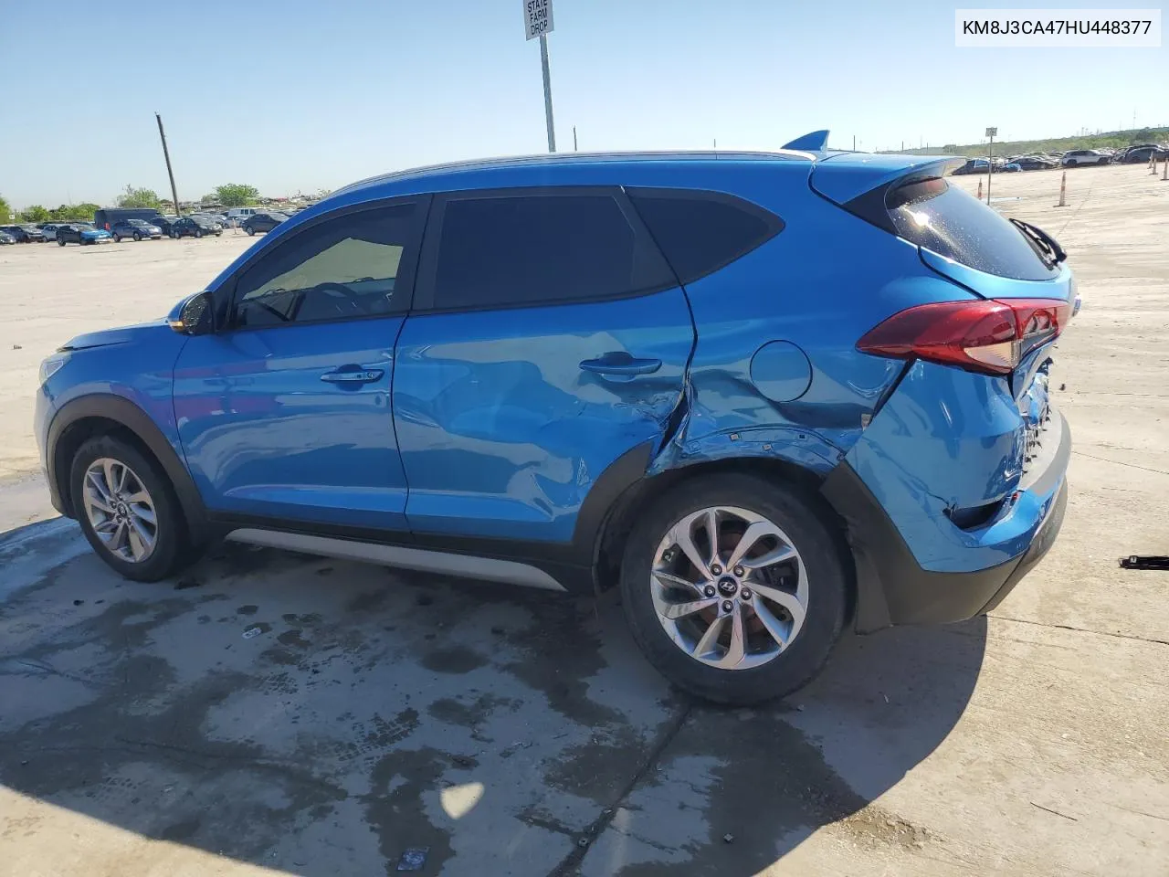 2017 Hyundai Tucson Limited VIN: KM8J3CA47HU448377 Lot: 49797924