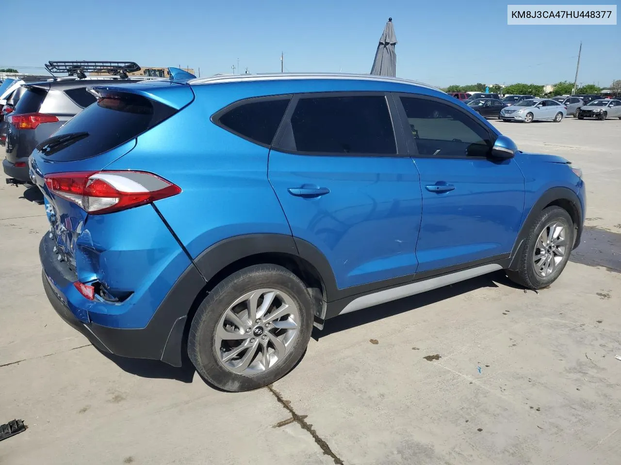 2017 Hyundai Tucson Limited VIN: KM8J3CA47HU448377 Lot: 49797924