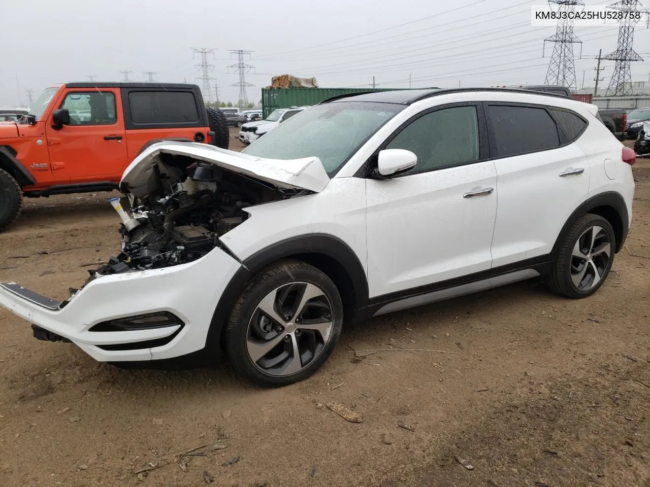 2017 Hyundai Tucson Limited VIN: KM8J3CA25HU528758 Lot: 52145414