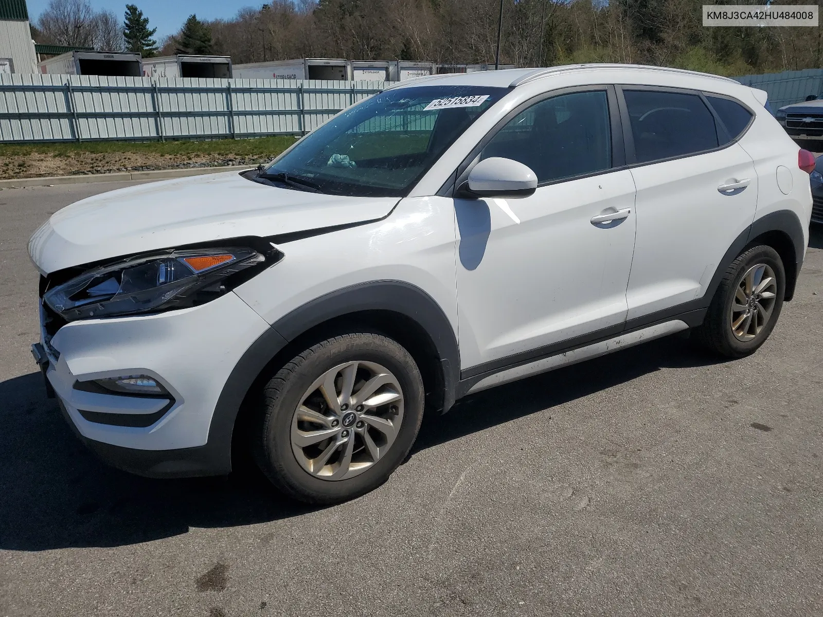 2017 Hyundai Tucson Limited VIN: KM8J3CA42HU484008 Lot: 52515834