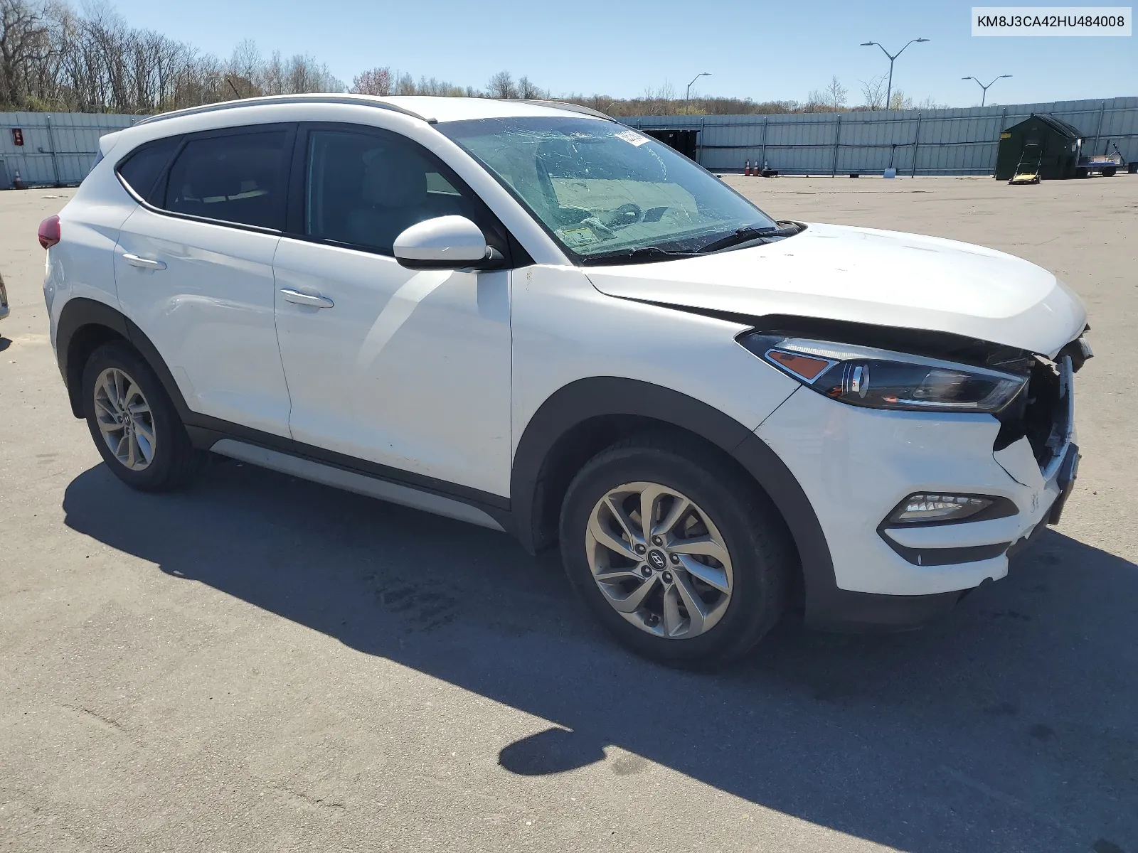 2017 Hyundai Tucson Limited VIN: KM8J3CA42HU484008 Lot: 52515834